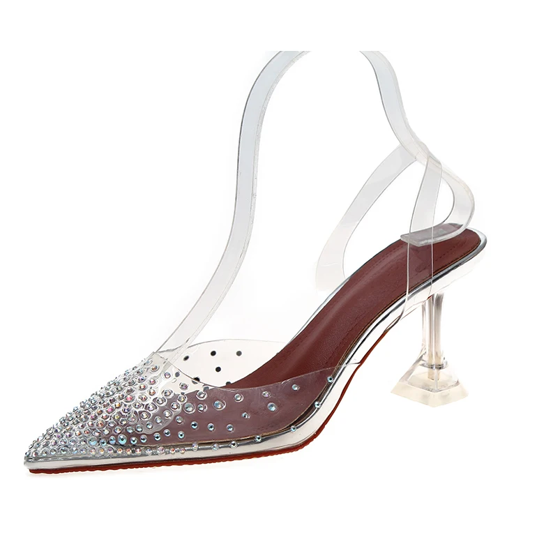 Ins Fashion Eaby Hot Sell Transparent Crystal Shoes Sexy Sandals For Women And Ladies, Silver
Ins Fashion Eaby Hot Sell Transparent Crystal Shoes Sexy Sandals For Women And Ladies, Silver