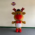 Customized inflatable Christmas deer costume for Christmas decoration