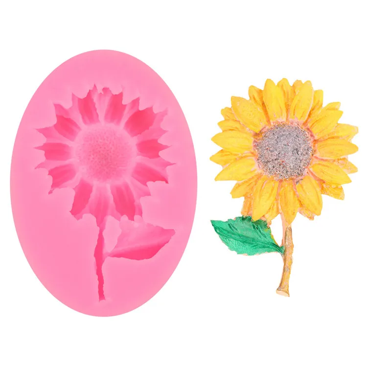 Sunflower Shaped Fondant Silicone Mold DIY Cake Baking Tool Sugar Cake Decorating Tools kitchen Chocolate Mold, Pink/custom
Sunflower Shaped Fondant Silicone Mold DIY Cake Baking Tool Sugar Cake Decorating Tools kitchen Chocolate Mold, Pink/custom