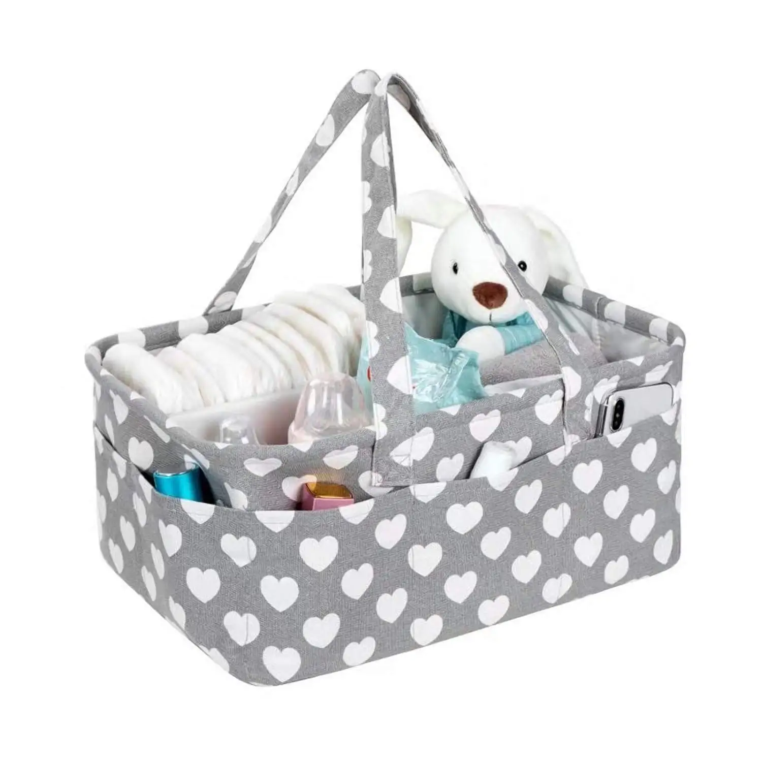 Multifunctional Mommy Baby Diaper Caddy Organizer Nursery Storage Bin Car Travel Tote Bag With 10 Pockets, Gray,blue,black or customized colors
Multifunctional Mommy Baby Diaper Caddy Organizer Nursery Storage Bin Car Travel Tote Bag With 10 Pockets, Gray,blue,black or customized colors