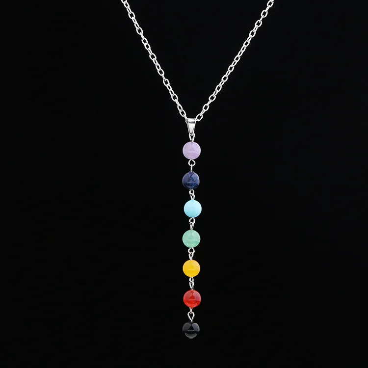 Chakra stone necklace, Simple chakra necklace, Essential oils chakra jewelry wholesale
Chakra stone necklace, Simple chakra necklace, Essential oils chakra jewelry wholesale