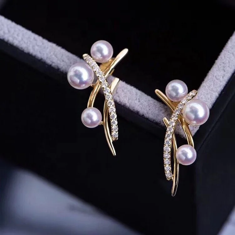 4-5mm Real Natural freshwater pearl earring s925 sterling silver ear stud for women Natural pearl jewelry earring
4-5mm Real Natural freshwater pearl earring s925 sterling silver ear stud for women Natural pearl jewelry earring
