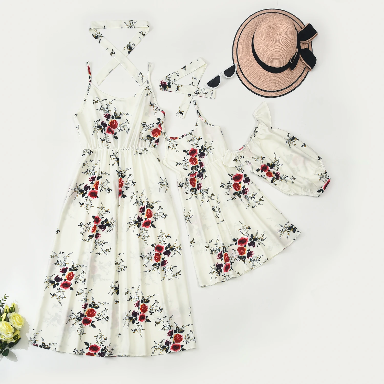 2020 summer floral printed mommy and me outfits mom and daughter casual dresses family Matching Clothing, White
2020 summer floral printed mommy and me outfits mom and daughter casual dresses family Matching Clothing, White