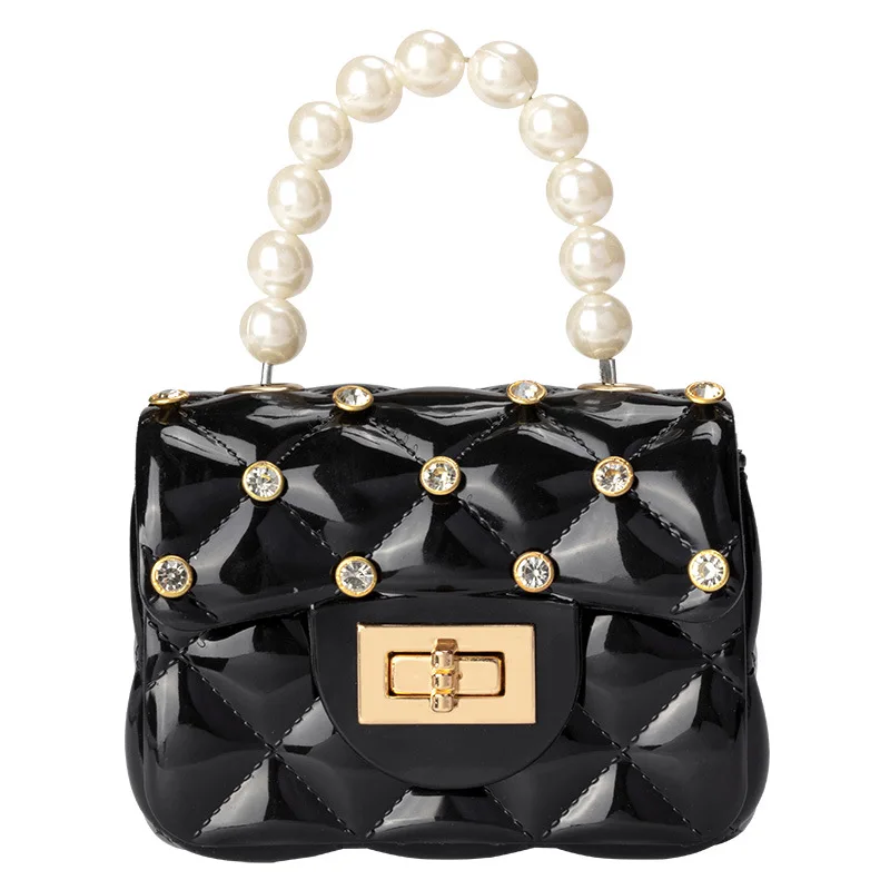 2022 New kid pearl purses mini pvc jelly tote bag candy women's crossbody handbag and little girls handbags mini bags
2022 New kid pearl purses mini pvc jelly tote bag candy women's crossbody handbag and little girls handbags mini bags