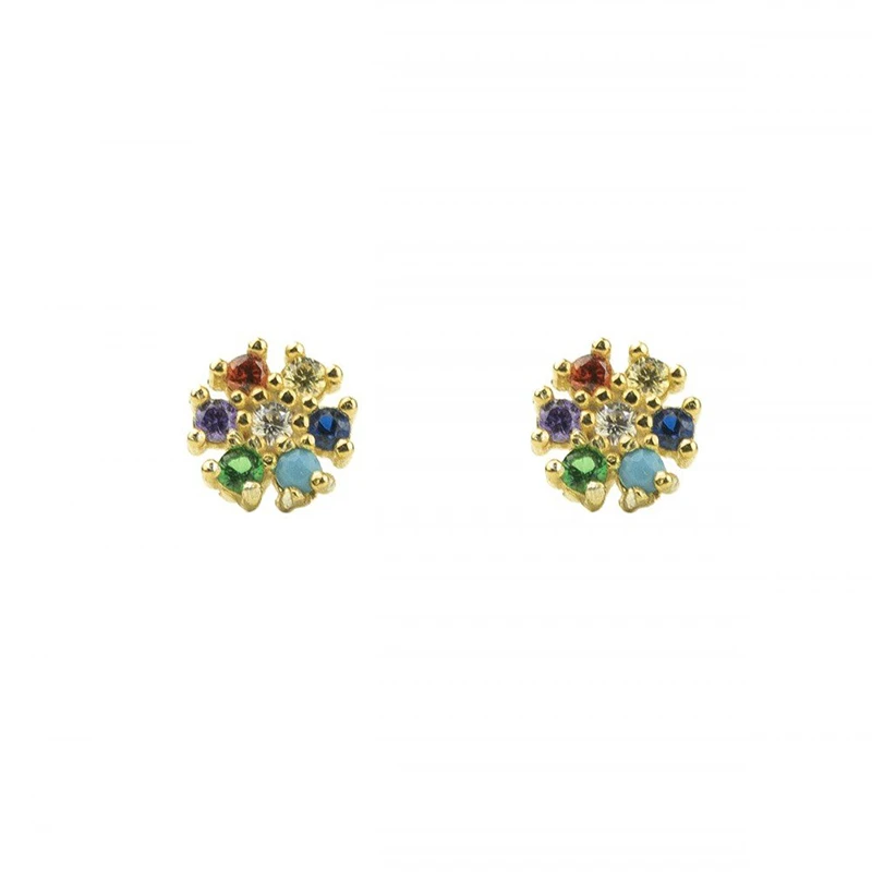 Wholesale S925 Sterling Silver Multicolor Cubic Zirconia Gemstone Stud Earrings for women
Wholesale S925 Sterling Silver Multicolor Cubic Zirconia Gemstone Stud Earrings for women