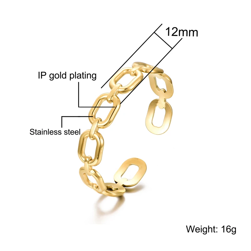 2023 INS Fashion 18k Gold Plated Micro Pave Hollow ring Bracelet adjustable minimalist open Bracelets For Women Men
2023 INS Fashion 18k Gold Plated Micro Pave Hollow ring Bracelet adjustable minimalist open Bracelets For Women Men
