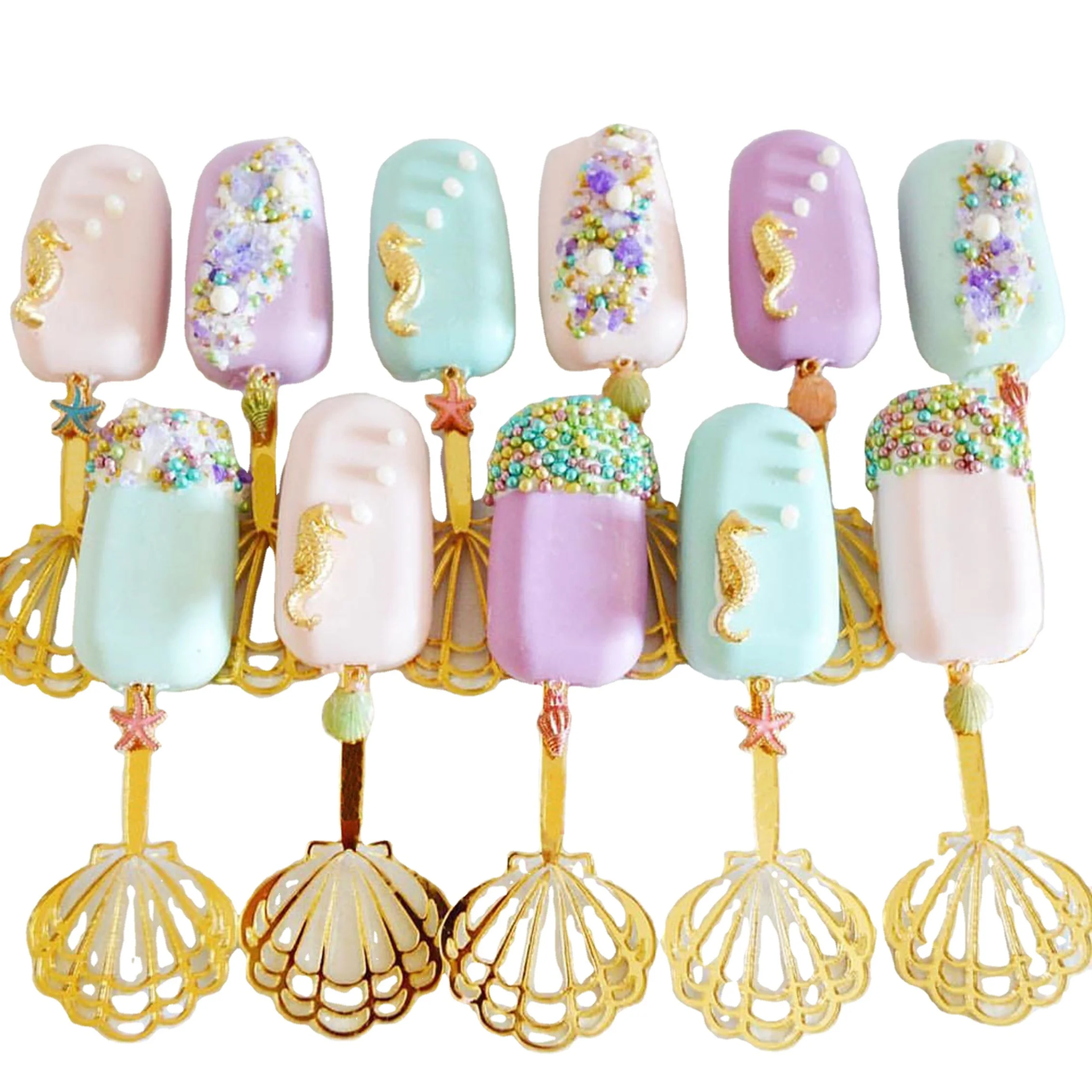 Acrylic Cakes ice cream Sticks for Ice Creamsicle Candy Apple seashell mermaid seahorse sticks, Red,green,pink,blue, customized
Acrylic Cakes ice cream Sticks for Ice Creamsicle Candy Apple seashell mermaid seahorse sticks, Red,green,pink,blue, customized