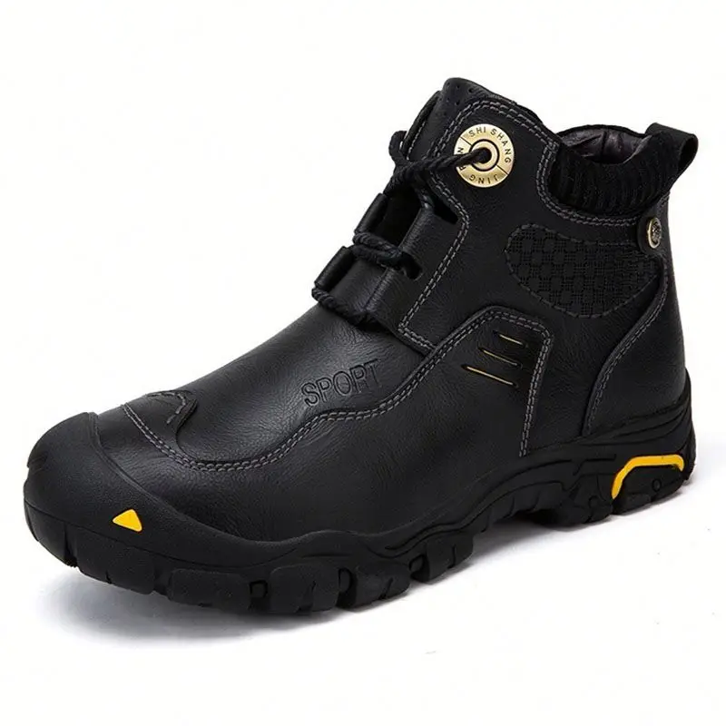 Men's Winter Genuine Leather Boots Vintage cattlehide Boots Cowboy Warm Outdoor Cowhide Handmade Hiking leather Shoes
Men's Winter Genuine Leather Boots Vintage cattlehide Boots Cowboy Warm Outdoor Cowhide Handmade Hiking leather Shoes