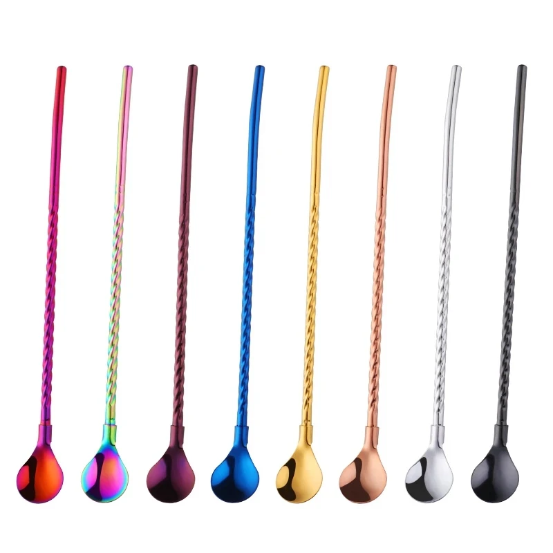 free shipping Reusable Colored Stainless Steel Portable Twisted Straw Spoon Tea Scoop Straws For Bar Party
free shipping Reusable Colored Stainless Steel Portable Twisted Straw Spoon Tea Scoop Straws For Bar Party