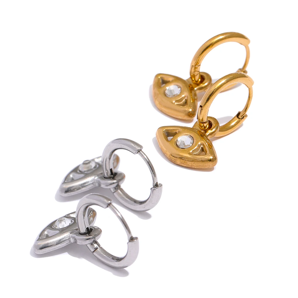 JINYOU 1127 Wholesale Jewelry Hoop Earrings 18K Gold Plated Stainless Steel Dangle Small Drop Huggie Earrings Women
JINYOU 1127 Wholesale Jewelry Hoop Earrings 18K Gold Plated Stainless Steel Dangle Small Drop Huggie Earrings Women