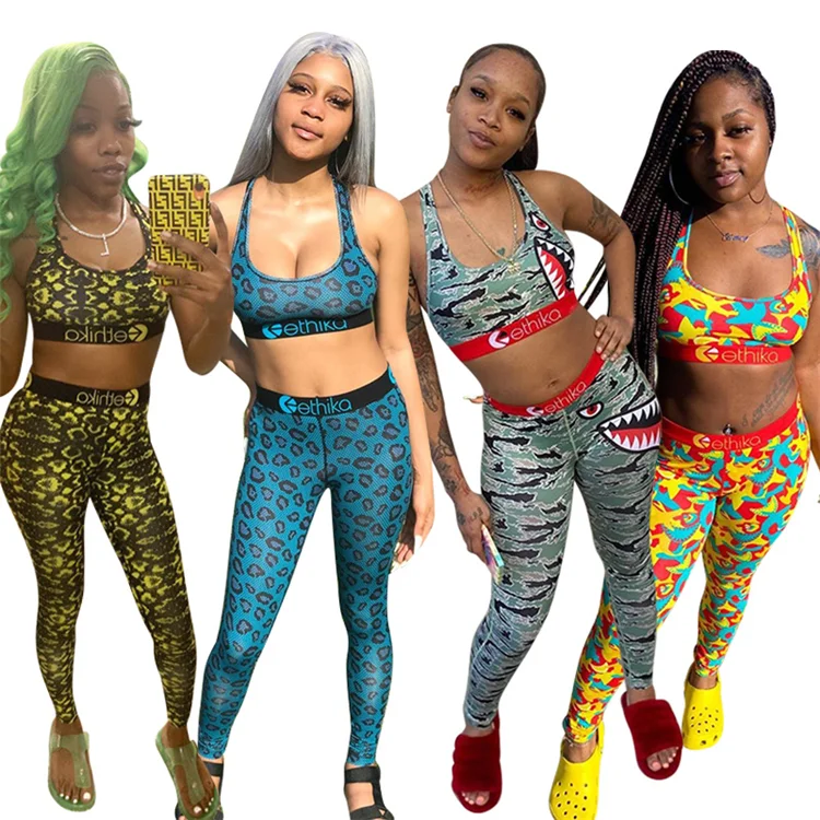 Custom Ladies Outfit Vest Pants Print Skinny Clothing Sexy Yoga Tracksuit Summer Women 2 Piece Set, Custom color
Custom Ladies Outfit Vest Pants Print Skinny Clothing Sexy Yoga Tracksuit Summer Women 2 Piece Set, Custom color