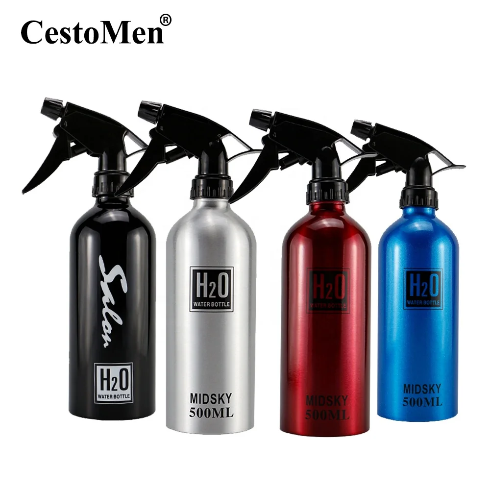 CestoMen 500ml Aluminum Spray Atomiser Trigger Head Water Bottle Salon Metal mist spray bottle For Barber &Hairdresser, Blue,red ,black,silver
CestoMen 500ml Aluminum Spray Atomiser Trigger Head Water Bottle Salon Metal mist spray bottle For Barber &Hairdresser, Blue,red ,black,silver