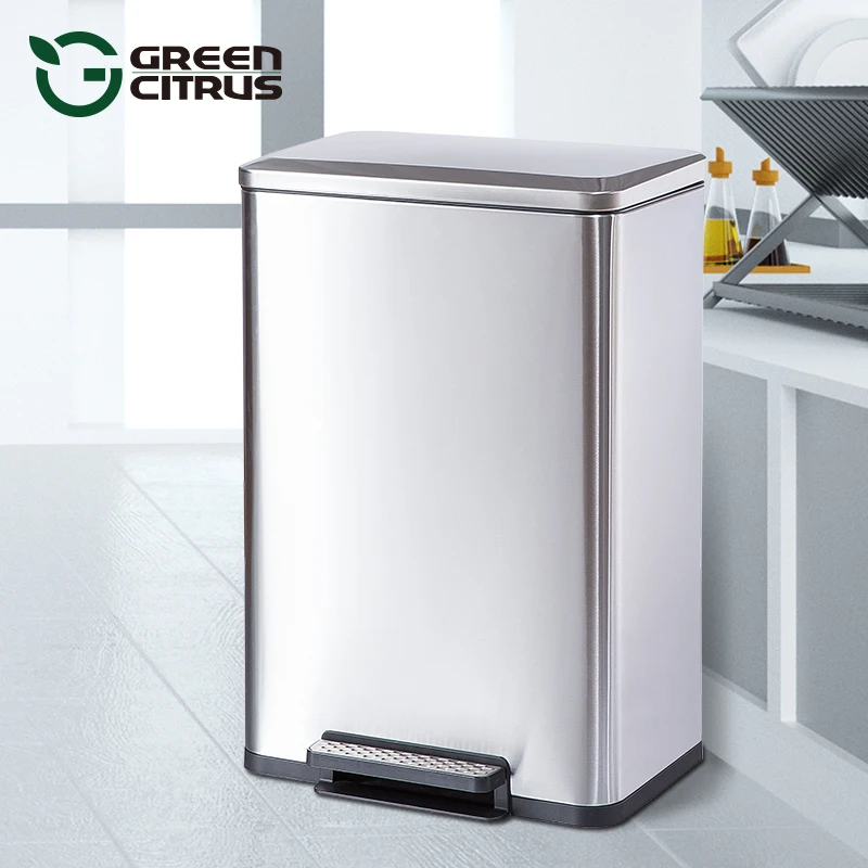 Large stainless steel bin Trash Can Household food waste bin Recycle Bin With Inner Bucket For Sale
Large stainless steel bin Trash Can Household food waste bin Recycle Bin With Inner Bucket For Sale