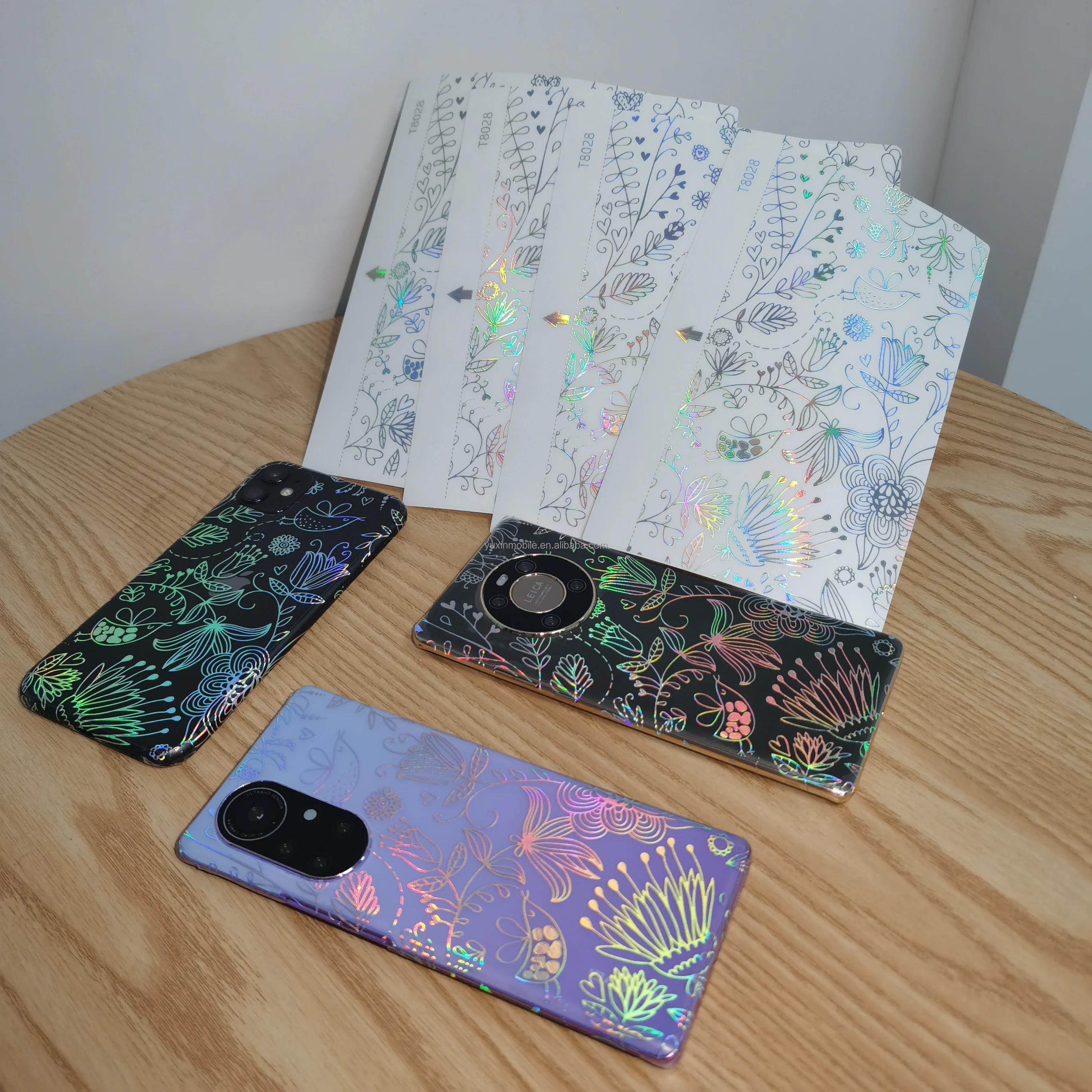 Factory direct color mobile phone back protective film customized mobile phone back skin sticker suitable for small film cutter
Factory direct color mobile phone back protective film customized mobile phone back skin sticker suitable for small film cutter