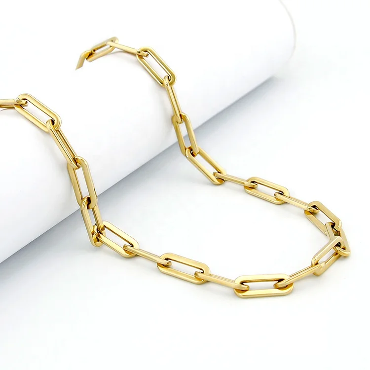 Gold Jewelry Long O Shape Chain Stainless Steel Oval Chain Link Necklace For Men, Gold/silver
Gold Jewelry Long O Shape Chain Stainless Steel Oval Chain Link Necklace For Men, Gold/silver