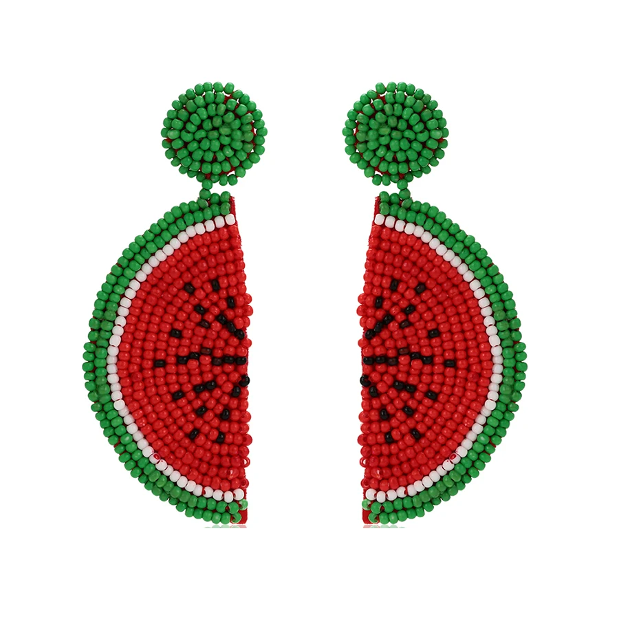 99564 Xuping new design women earrings jewelry watermelon style beaded pendant earrings
99564 Xuping new design women earrings jewelry watermelon style beaded pendant earrings