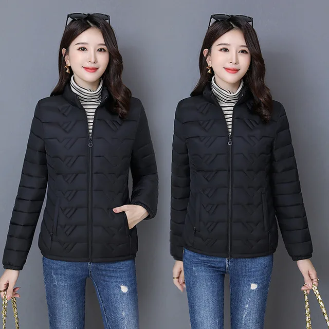 plus size Woman elegant jacket warm ladies coat stand collar cotton jacket padded coat slimmed down jacket, As picture
plus size Woman elegant jacket warm ladies coat stand collar cotton jacket padded coat slimmed down jacket, As picture