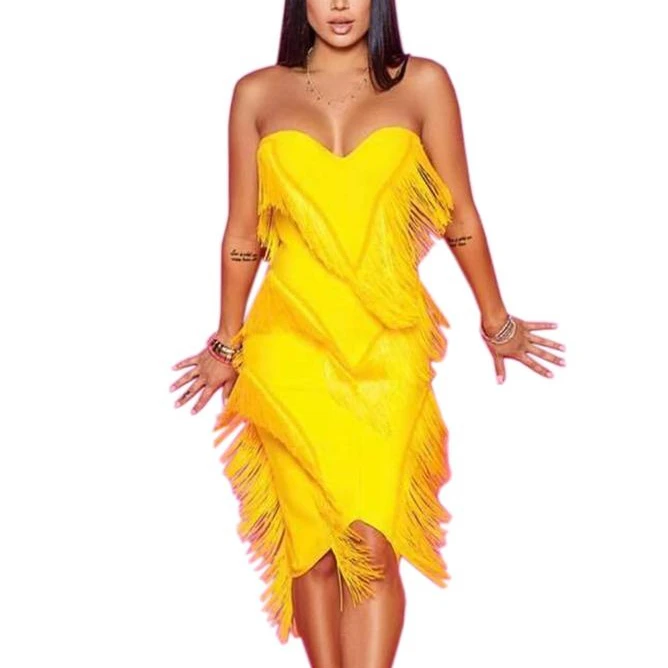 2020 New Arrival High Quality Women sexy Tassels sleeveless knee Length bodycon ladies club dresses
2020 New Arrival High Quality Women sexy Tassels sleeveless knee Length bodycon ladies club dresses