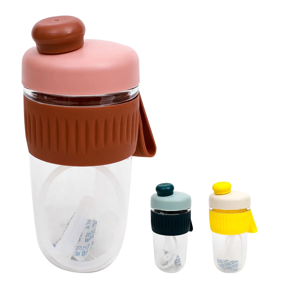 New Arrival Silicone Band 500ml Multi-colored Plastic Water Bottles With Straw, Customized color
New Arrival Silicone Band 500ml Multi-colored Plastic Water Bottles With Straw, Customized color