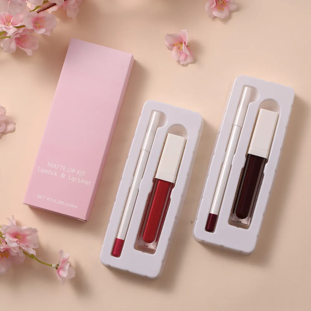 Lip Gloss kit Private Label long lasting Vegan Matte Lipgloss Lip liner liquid lipstick kit
Lip Gloss kit Private Label long lasting Vegan Matte Lipgloss Lip liner liquid lipstick kit
