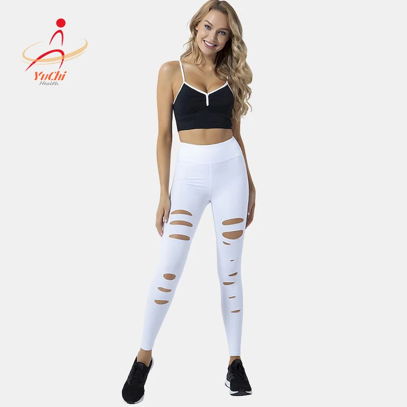 European and American hot style cross-border hole female sensation gym running sexy quick dry yoga suit set of two, Black and white
European and American hot style cross-border hole female sensation gym running sexy quick dry yoga suit set of two, Black and white