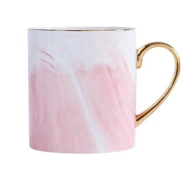 Promotion Customized Pink Marble Gold Plated Ceramic Mug With Gold Handle, Pink / grey
Promotion Customized Pink Marble Gold Plated Ceramic Mug With Gold Handle, Pink / grey