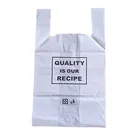 pretty cheap custom logo printed vest handle food grade bags carrier supermarket tshirt plastic bag