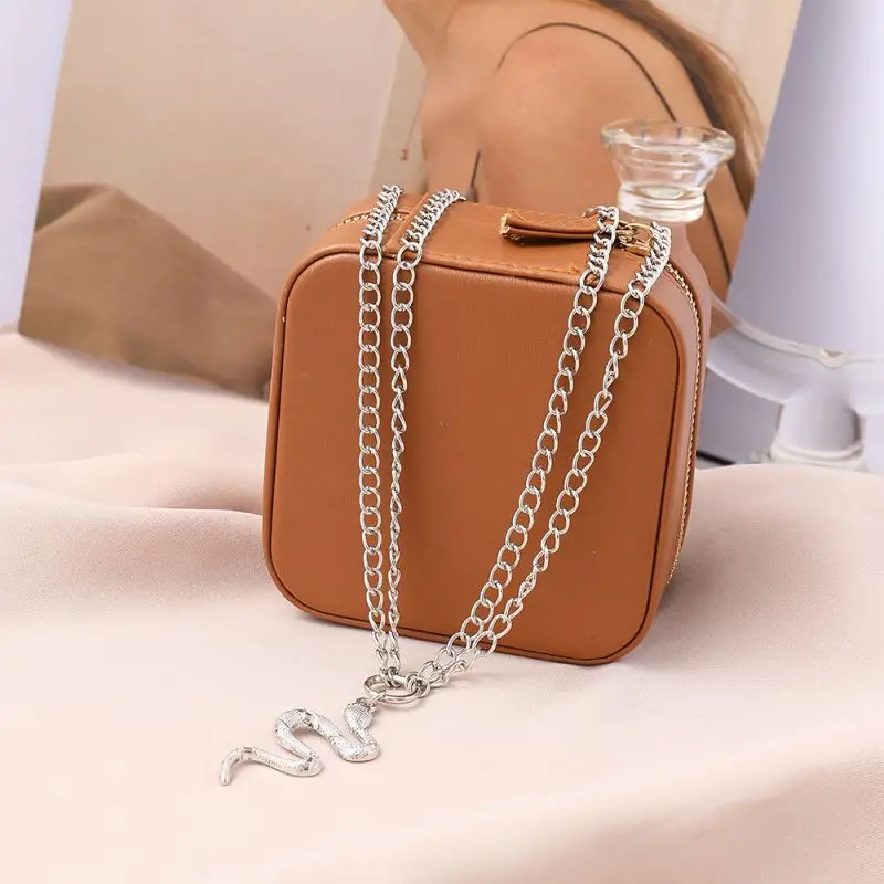 Vintage Sliver Snake Necklace Fashion Crystal Animal Long Pendant Necklace Female Sweater Necklaces Jewelry Gift For Women
Vintage Sliver Snake Necklace Fashion Crystal Animal Long Pendant Necklace Female Sweater Necklaces Jewelry Gift For Women