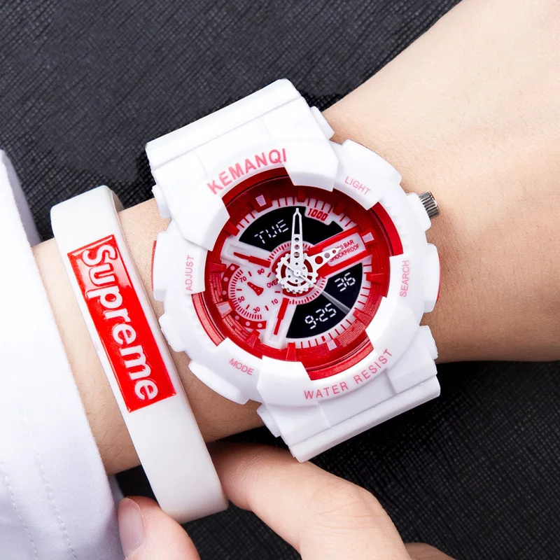Acrylic Strap Wristwatch Clock LED Watch Waterproof Women Colorful Luminous Student Couple Sports Electronic
Acrylic Strap Wristwatch Clock LED Watch Waterproof Women Colorful Luminous Student Couple Sports Electronic