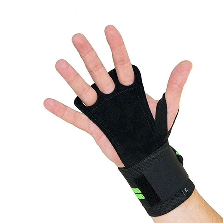 Custom Leather Weightlifting Hand Grips/gym Gloves/Lifting pad fitness gloves with wrist wraps
Custom Leather Weightlifting Hand Grips/gym Gloves/Lifting pad fitness gloves with wrist wraps