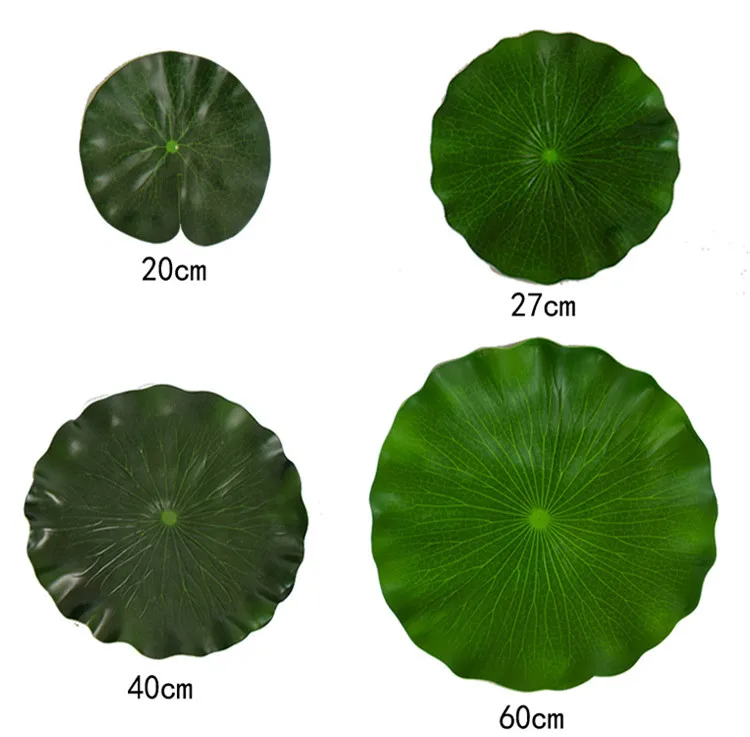 fountain leaves decoration simulation plastic artificial lotus