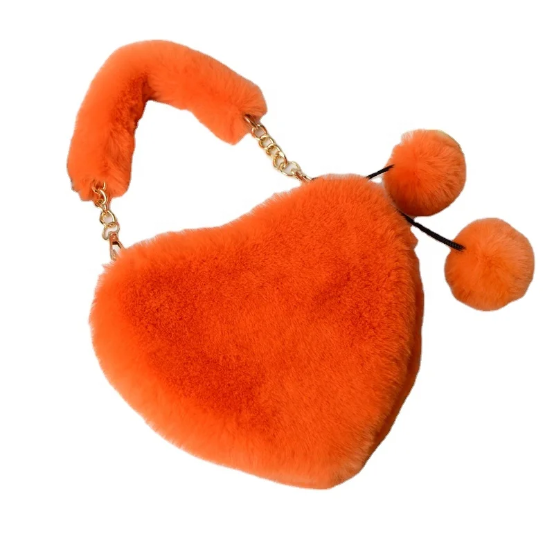 Shoulder Bag Faux Fur Purse Heart Shaped Purse Furry Clutch Fluffy Handbag mobile phone bags for Women
Shoulder Bag Faux Fur Purse Heart Shaped Purse Furry Clutch Fluffy Handbag mobile phone bags for Women