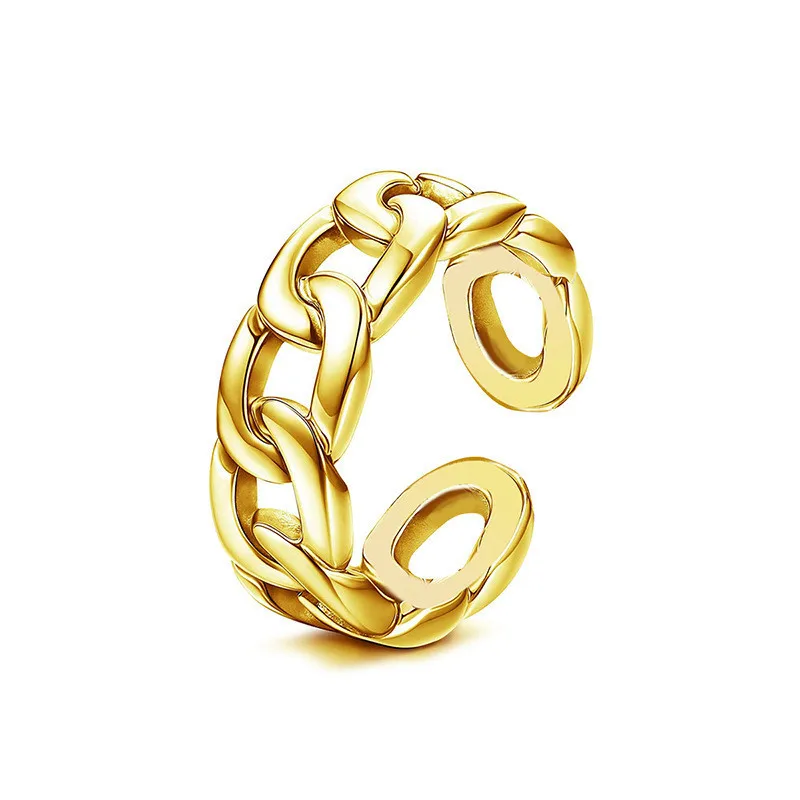 ROXI simple geometric titanium steel ring set 14k real gold plated high-end women's ring stainless steel ring
ROXI simple geometric titanium steel ring set 14k real gold plated high-end women's ring stainless steel ring