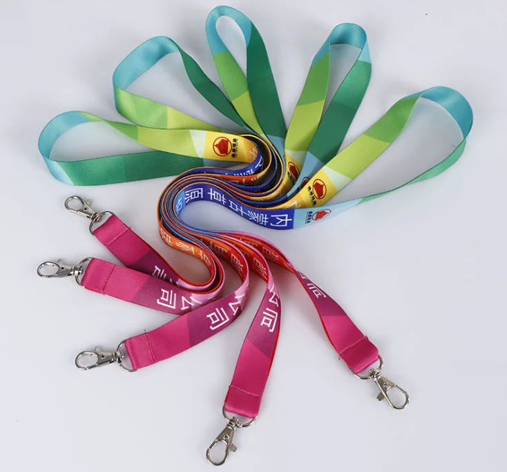 Customized colorful Polyester lanyard