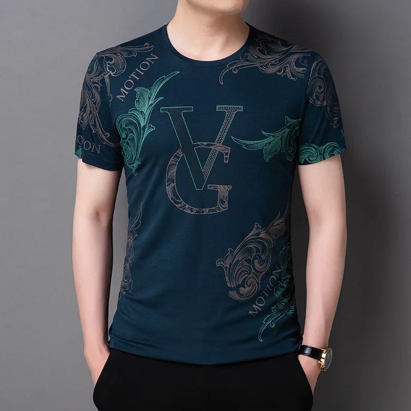 2021 summer round neck printed short sleeve t-shirt men's youth Korean casual loose men's T-shirt wholesale
2021 summer round neck printed short sleeve t-shirt men's youth Korean casual loose men's T-shirt wholesale