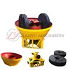 hot sell two roller gold ore wheel mill grinding machine twin rollers wet pan double disc