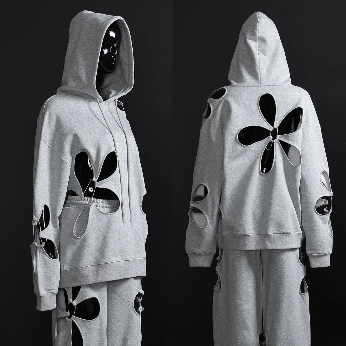 2021 autumn winter new loose sweater sports drawstring pants set casual hollow out women's long sleeve hooded two-piece set
2021 autumn winter new loose sweater sports drawstring pants set casual hollow out women's long sleeve hooded two-piece set