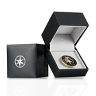 Custom hard enamel emblem brass pins with gold finishing for luxury car award events