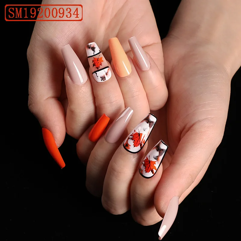 Creative luxury acrylic artificial nails design coffin false nails set tips, Multi color
Creative luxury acrylic artificial nails design coffin false nails set tips, Multi color