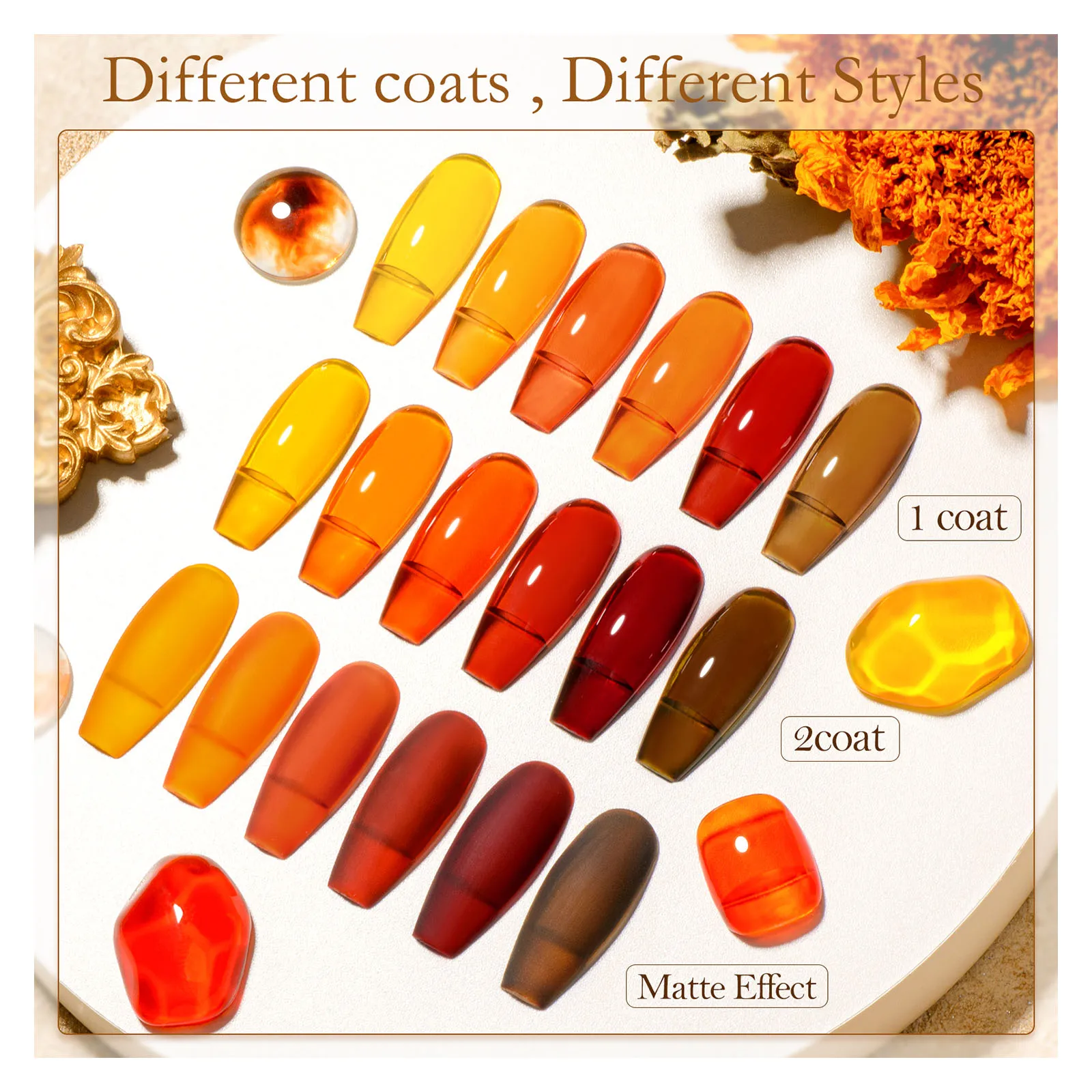 Amazon new trend nail art design 8ml 6 colors amber gel polish private label oem uv led custom glass nail gel, 6colors
Amazon new trend nail art design 8ml 6 colors amber gel polish private label oem uv led custom glass nail gel, 6colors