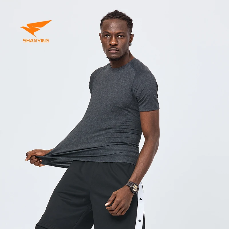 Wholesale Polyester Spandex Custom Workout T Shirt Gym Athletic Male Sport Wear Active Fitness Men Gym Wear
Wholesale Polyester Spandex Custom Workout T Shirt Gym Athletic Male Sport Wear Active Fitness Men Gym Wear