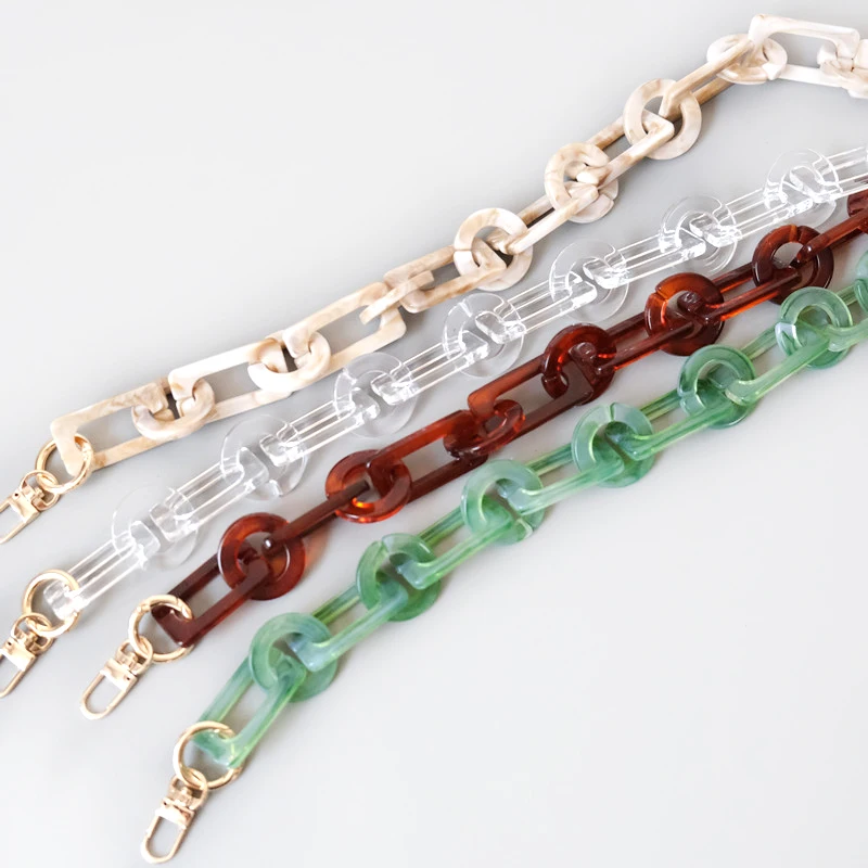 Meetee B-C081 Vintage Acrylic Resin Bag Strap Decorative Plastic Handbag Chains for Bags Accessories Women Purse Thick Chain, Colorful
Meetee B-C081 Vintage Acrylic Resin Bag Strap Decorative Plastic Handbag Chains for Bags Accessories Women Purse Thick Chain, Colorful