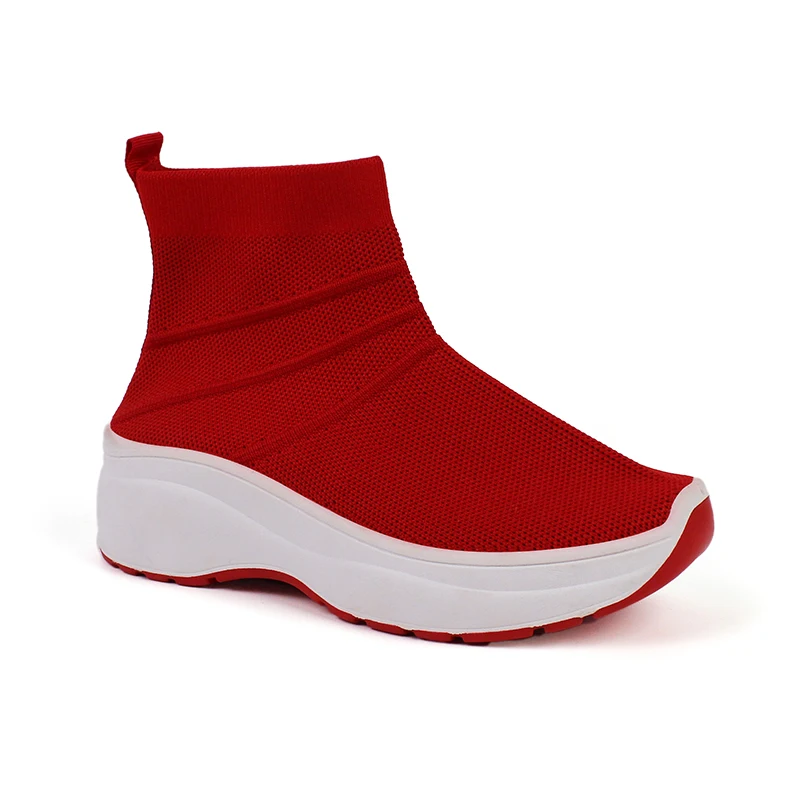 High top socks high elastic women's shoes Thick bottom knitted casual women's boots Casual sneakers knit sneaker, Multicolor
High top socks high elastic women's shoes Thick bottom knitted casual women's boots Casual sneakers knit sneaker, Multicolor