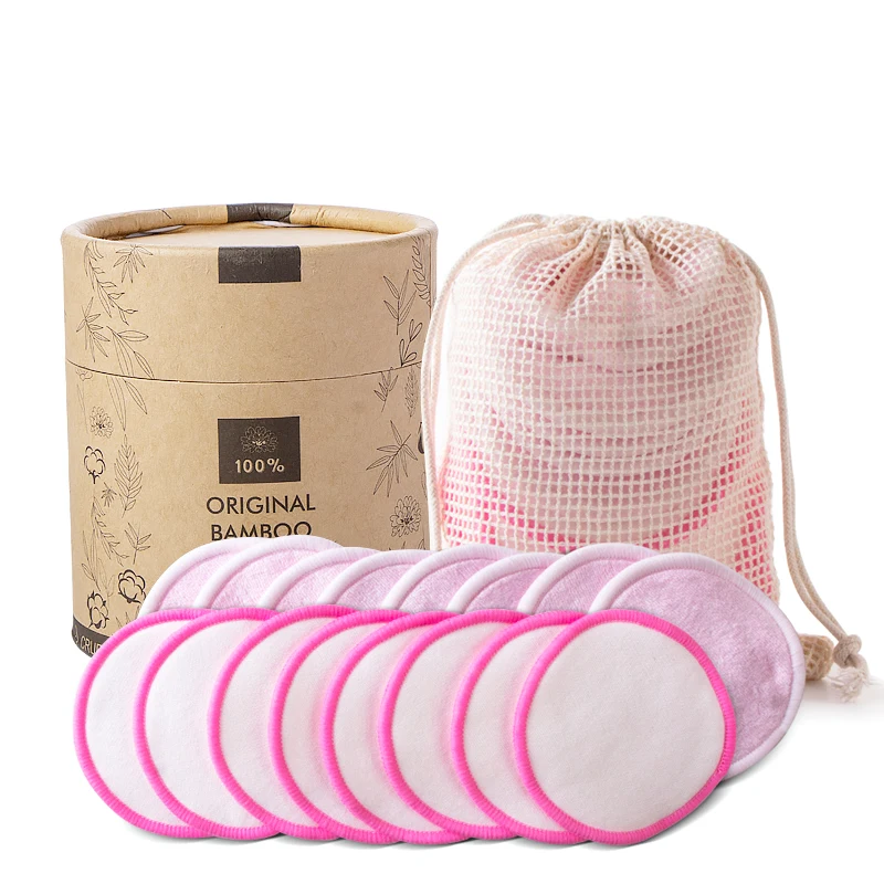 16pcs / Lot Bamboo Cotton & Velvet Make Up Remover Pads Cotton Net Bag Paper Pot Sets
16pcs / Lot Bamboo Cotton & Velvet Make Up Remover Pads Cotton Net Bag Paper Pot Sets