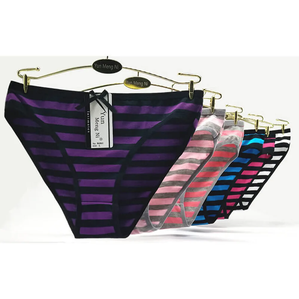 Cute Girl Teen Soft Briefs High stretch Cotton Breathable Stripe Underwear Panties, 6 colors
Cute Girl Teen Soft Briefs High stretch Cotton Breathable Stripe Underwear Panties, 6 colors