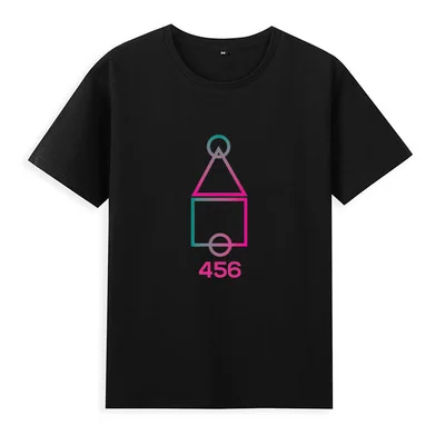 Hothome fashion Korean TV squid game T shirts peripherals merch t shirt black white geometric print tshirts, Green
Hothome fashion Korean TV squid game T shirts peripherals merch t shirt black white geometric print tshirts, Green