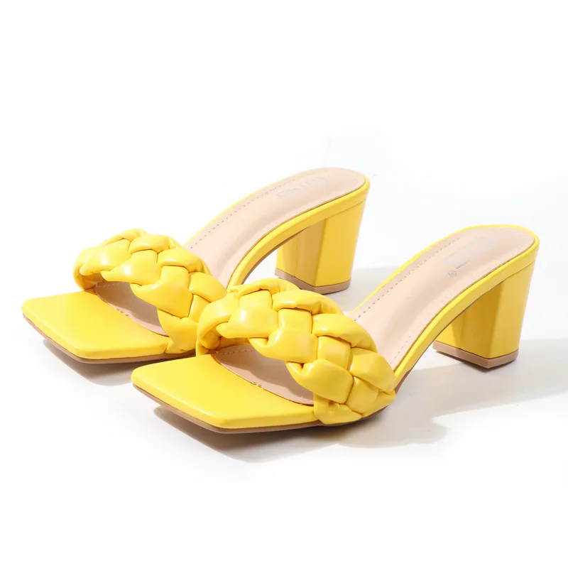 Europe and America 2021 new versatile woven belt sandals solid color versatile comfortable women's slippers
Europe and America 2021 new versatile woven belt sandals solid color versatile comfortable women's slippers