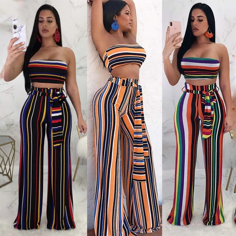 Fashion Wholesale Clothing Sexy Woman Clothes 2021 Striped Sleeveless Long 2 Piece Set Women Summer Sets
Fashion Wholesale Clothing Sexy Woman Clothes 2021 Striped Sleeveless Long 2 Piece Set Women Summer Sets