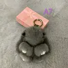 Mini version imported mink Plush pendant mobile phone pendant plush rabbit