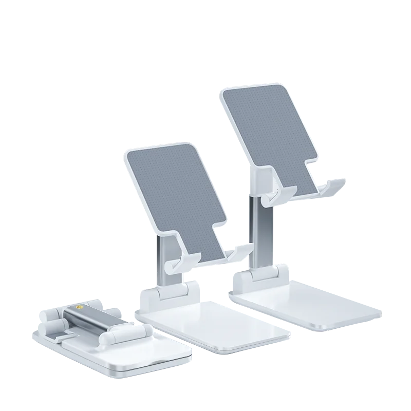 Portable adjustable Silicone mobile phone foldable desktop phone holder, Black/white
Portable adjustable Silicone mobile phone foldable desktop phone holder, Black/white